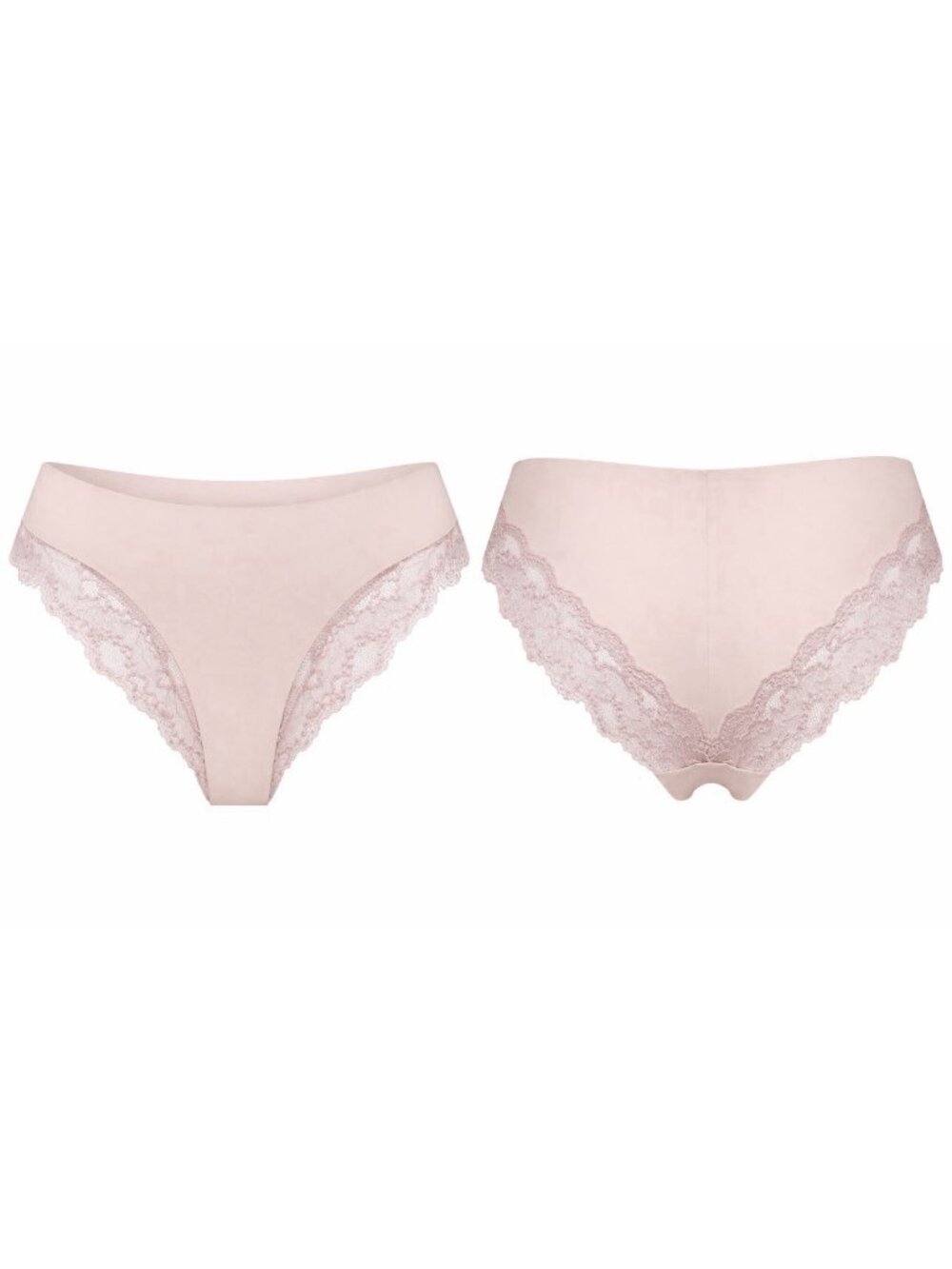 b.tempt'd 976367 b.bare CHEEKY TANGA Panty Pink Lace XL X-LARGE NWT $14